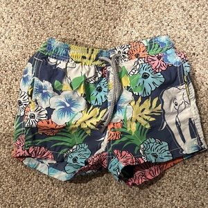 Boys size 6 multicolor vilbrequin swim shorts